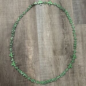 💞 New Green St. Patrick’s Day Letters Necklace